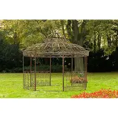 CLP Luxe Paviljoen Romantisch V2, rond, diameter 350 cm | Kleur: antiek bruin