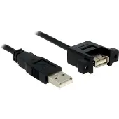 DeLOCK Inbouw USB verlengkabel -