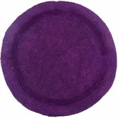 Homescapes ronde badmat paars 80 cm gemaakt van 100% katoen