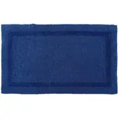 Homescapes XXL badmat donkerblauw 70x120 cm gemaakt van 100% katoen
