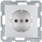 Hager Berker 47231404 - Type F - Aluminium - Aluminium - IP20 - 250 V - 16 A