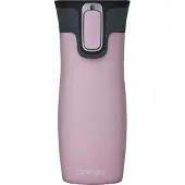 CONTIGO West Loop Autoseal thermosbeker, roestvrijstalen isoleerbeker, koffiebeker-to-go, BPA-vrij, lekvrije beker-to-go met Easy-Clean-deksel, houdt tot 5 uur warm, 470 ml | Millenial Pink