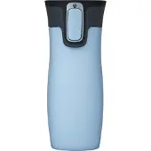 CONTIGO West Loop Autoseal thermosbeker, roestvrijstalen isoleerbeker, koffiebeker-to-go, BPA-vrij, lekvrije beker-to-go met Easy-Clean-deksel, houdt tot 5 uur warm, 470 ml | Iced Aqua