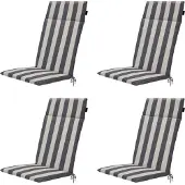 Madison Tuinkussen Universeel Amora Grey Hoge Rug (120 x 50 cm)