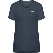 Jack Wolfskin - Women's Tech T - Sportshirt S, blauw