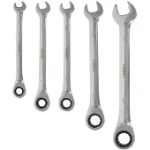 VAR Set Of 5 Rachet Combination Wrenches Hulpmiddel