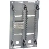 Cobinet 112700 VKA8/Montagewanne, verdeelplaat, staal, voor 280DA, afmetingen 333x553x115 mm