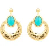 Luxenter Oorbellen 'Rekbas' blauw