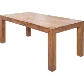 Invicta Massief houten eettafel MAKASSAR 160cm naturel sheesham gelakt rechthoekig - 39362
