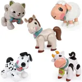Tolo Toys speelgoed boerderij dieren set - First Friends - duurzaam bio speelgoed.