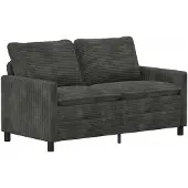 vidaXL Bankstel 2 pcs Antracietkleurig Polyester