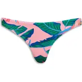 Superdry Dames Gedurfd tropisch roze bikinibroekje (XS), Strandkleding, Gerecycled polyester, Duurzaam W3010405A