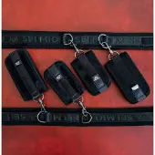 Sei mio - bondage set - handboeien enkelsboeien halsband - zwart