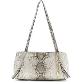 GUESS Schoudertas met all-over slangenprint model 'Devon'