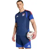 Adidas Olympique Lyon Trainingsshirt 2026-2027 Donkerblauw Blauw Rood