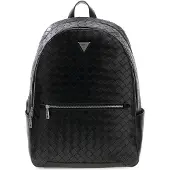 GUESS laptop rugzak rugzak met laptopvak Torino Backpack Black zwart