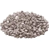 Cimco 140740 Kunststof plombe Ø 9 mm, grijs, 1000 stuks Kunststof zegel