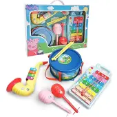 Reig Musicales Drum Saxophone And Maracas Set Xylofoon