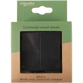 Merten Wissel/wisselschakelaar | | System M (Inbouw, Antraciet)