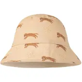 Swim Essentials reversible zonnehoed beige/bruin Jongens/Meisjes Katoen - maat 1-2 jr