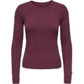 ONLY Onlvelena Top Dames Paars Xxxl