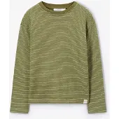 Sissy-Boy Donkergroene gestreepte longsleeve | Maat: 146-152
