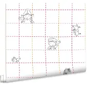 Fien & Teun Fien en Teun Behang - Dieren - 10mx53cm - Wit