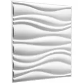 vidaXL Wandpanelen 4 st 50 x 50 cm Wit