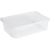 Sunware opslagbox kunststof 30 liter transparant 59 x 39 x 17 cm - Opbergbox