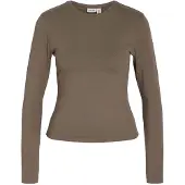 Noisy May Shirt 'NMAdriana' bruin gemêleerd