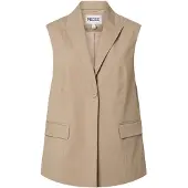 Pieces Bodywarmer 'PCRosa' brokaat