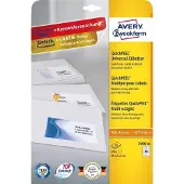 Avery Zweckform Etiket Avery 3666-10 38x21.2mm wit 650 stuks - 2 stuks