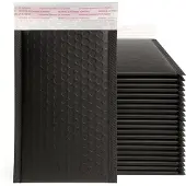 WT&D Set van 40 kleine bubbelenveloppen (luchtkussenenvelop, zwart, 11x20 cm)