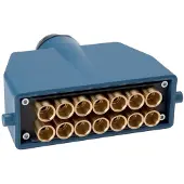 Tameson Messing Meervoudige Koppeling Snelkoppeling/insteeknippel 20x4 mm Push-in-aansluitingen