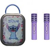 Disney Stitch Bluetooth-karaoke met 2 draadloze microfoons