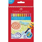 Faber-Castell Kleurpotloden - Draaibaar - 24 stk - - OneSize - Tekensets
