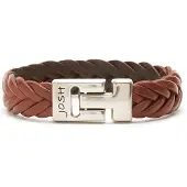Josh Heren Leren Armband Cognac | 24001-bra