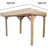 Buitengewoon Boet Veranda Overkapping Marcel 44, 400 cm x 400 cm