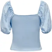 ONLY Jdypia Top Dames Blauw Xxxl