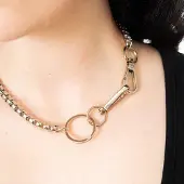 Poizen Industries - Prism Chain 30Cm Portemonneeketting/broekketting - Zilverkleurig
