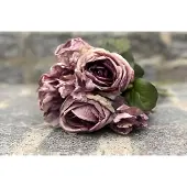 Buitengewoon Boet Boeket antiek paarse rozen en hortensia's