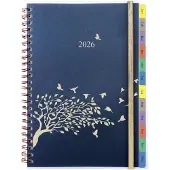 Famanu – Agenda 2026 A5 weekplanner spiraalbinding maandtabbladen notitie contact jan-dec