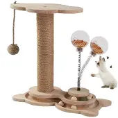 Famanu - Natuurlijke kattenkrabpaal, geschikt voor binnen en buiten