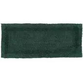 Homescapes badloper bosgroen 40x100 cm gemaakt van 100% katoen