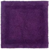 Homescapes douchemat paars 50x50 cm gemaakt van 100% katoen