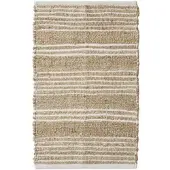 Homescapes jute vloerkleed Arlyn 60 x 90 cm - beige-wit gestreept vloerkleed
