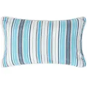 Homescapes Blauw Gestreept New England Kussenhoes 30 x 50 cm