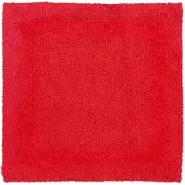 Homescapes douchemat rood 50x50 cm gemaakt van 100% katoen
