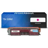 PrintAbout Huismerk vervangt Brother TN-328M Toner Magenta Extra hoge capaciteit