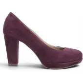 Noë Shoes Nadra Pump Burgundy Suede